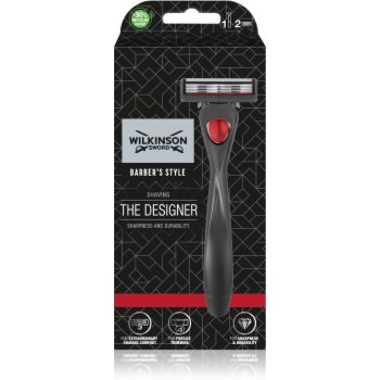 Wilkinson Sword Barber's Style The Architect aparat de ras + rezervă 2 pc - imagine 2